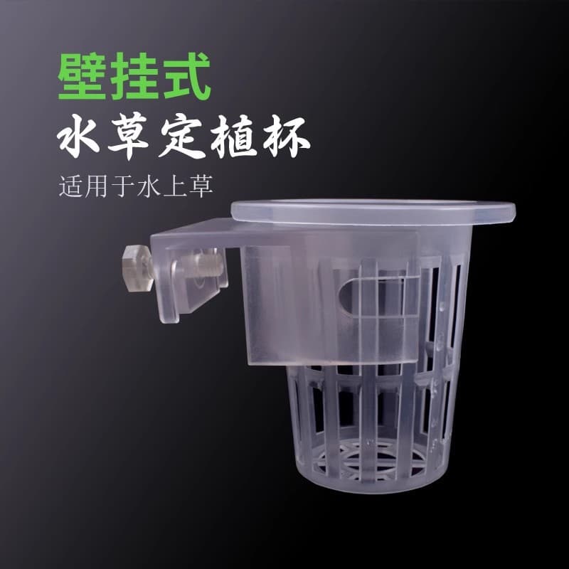 Yamazaki laurel planting cup water grass cup water grass hydroponic wall-mounted planting basket fish tank decoration landscaping accessories 7