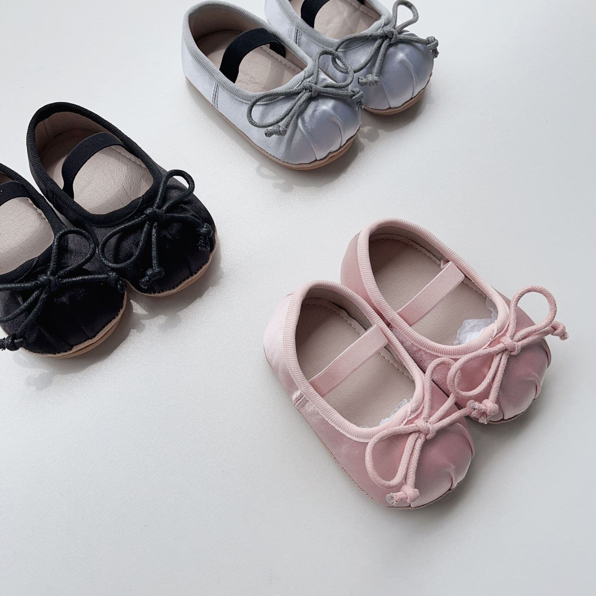 Autumn new baby shoes soft sole toddler shoes for girls baby princess Korean style single shoes elastic band release heel soft surface 3
