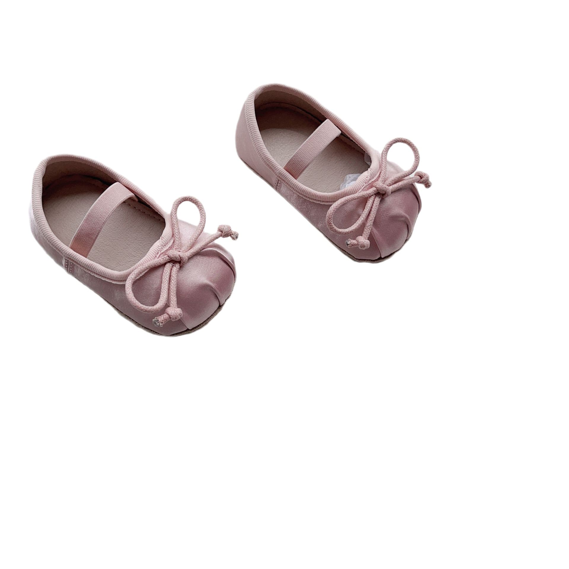 Autumn new baby shoes soft sole toddler shoes for girls baby princess Korean style single shoes elastic band release heel soft surface 6
