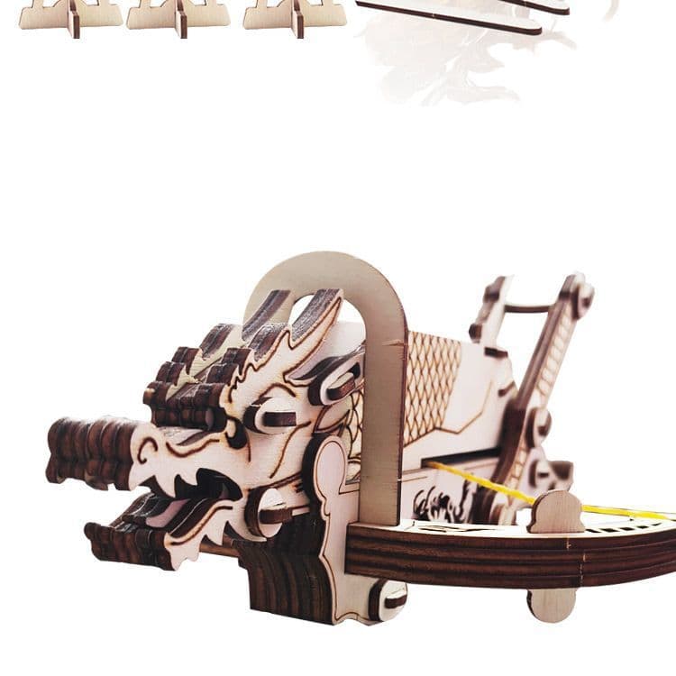 Wooden butterfly folding claw knife assembly puzzle model wooden building blocks educational toy CSgo game same style 5