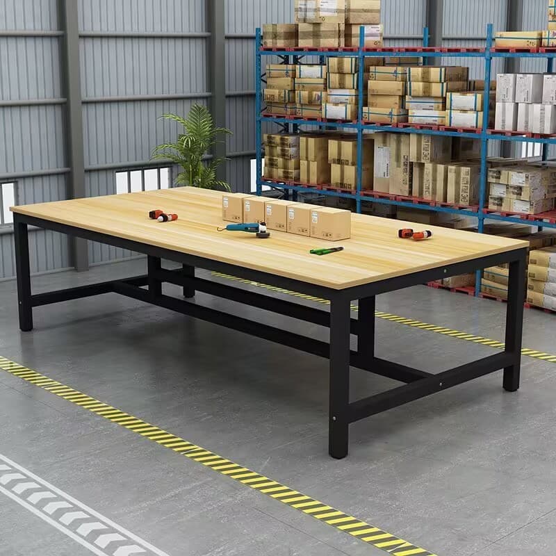 Workbench double-layer express packaging table packaging table assembly line operating table workshop factory workbench experimental table table 8