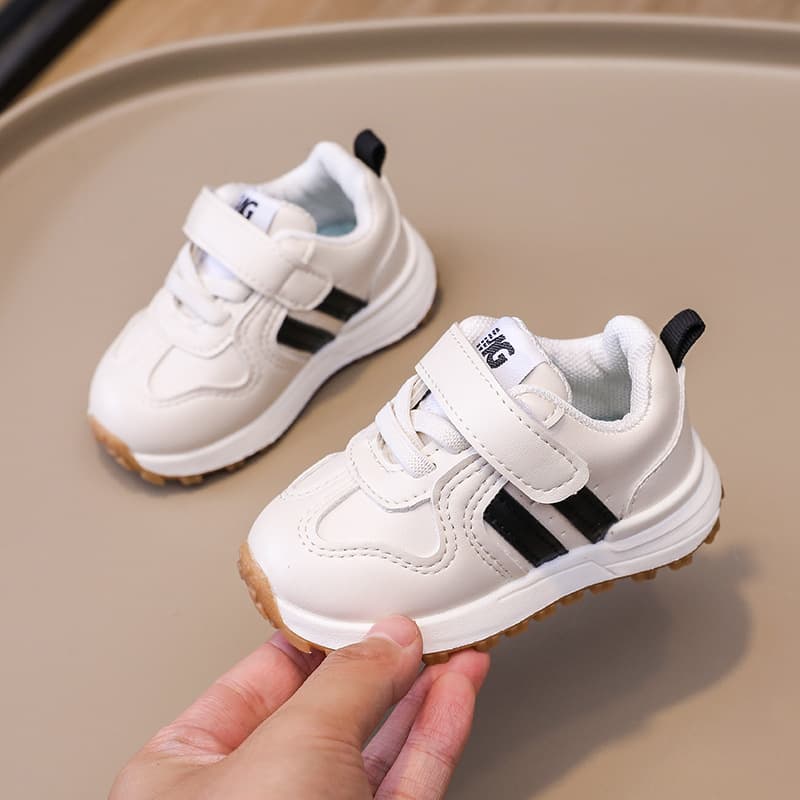 Soft-soled non-slip baby toddler shoes for autumn and winter, baby boy's sneakers, color-blocked Velcro girls' shoes, wholesale price 10