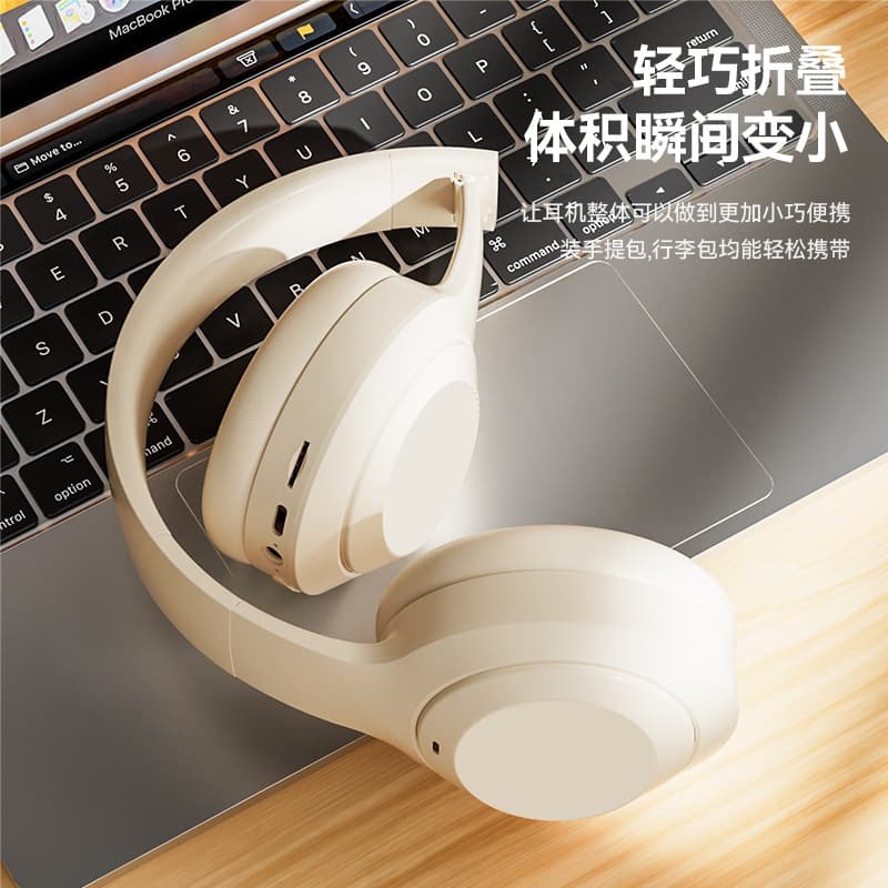 All-inclusive large earmuffs wireless Bluetooth headset for calls, e-sports gaming network, computer headset, long battery life 4