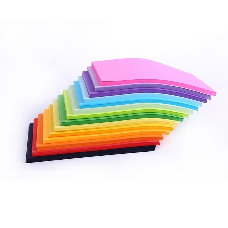 Color copy paper A4 handmade origami office printing paper student stationery multifunctional pure wood pulp 70g kraft paper 6