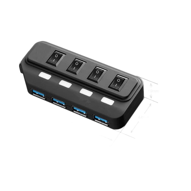 3.0 usb splitter one to four 3.0 HUB hub with switch 4-port computer splitter docking station 6