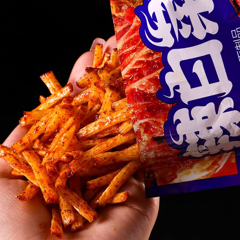 Taige Spicy Cabbage Spicy Strips Childhood Nostalgic Spicy Snacks Campus Five Cents Snacks 6