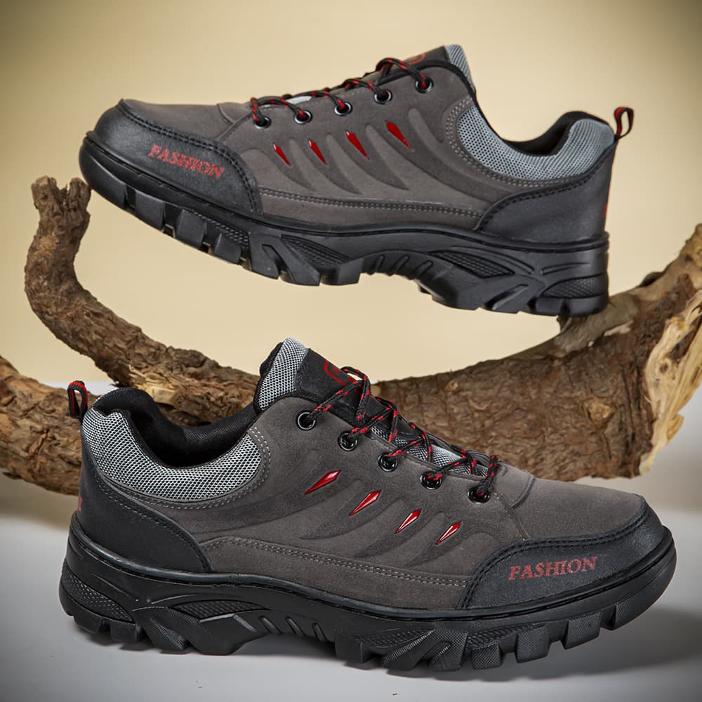 Cross-border mountaineering men's shoes new outdoor round-toe flat-heeled casual shoes men's trendy warm and comfortable cold-stick mountaineering shoes 5