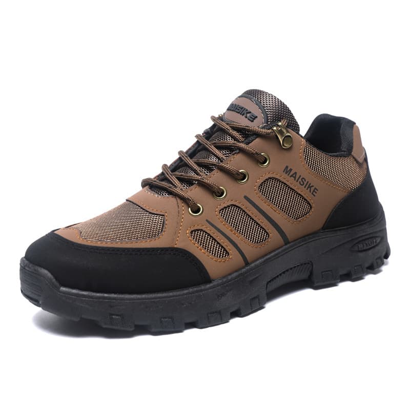 Cross-border mountaineering men's shoes new outdoor round-toe flat-heeled casual shoes men's trendy warm and comfortable cold-stick mountaineering shoes 7