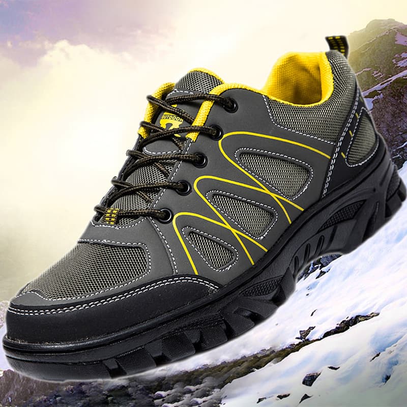 Cross-border mountaineering men's shoes new outdoor round-toe flat-heeled casual shoes men's trendy warm and comfortable cold-stick mountaineering shoes 8