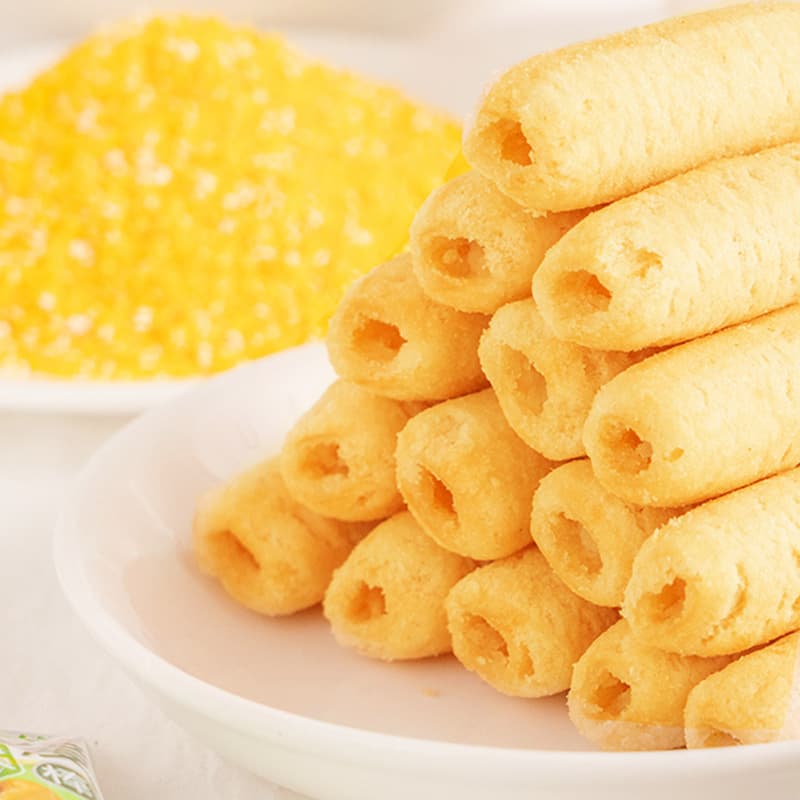 Wholesale casual Internet celebrity dormitory snacks individually packaged crispy biscuits sandwich rice cracker rolls sea salt cheese sticks 3