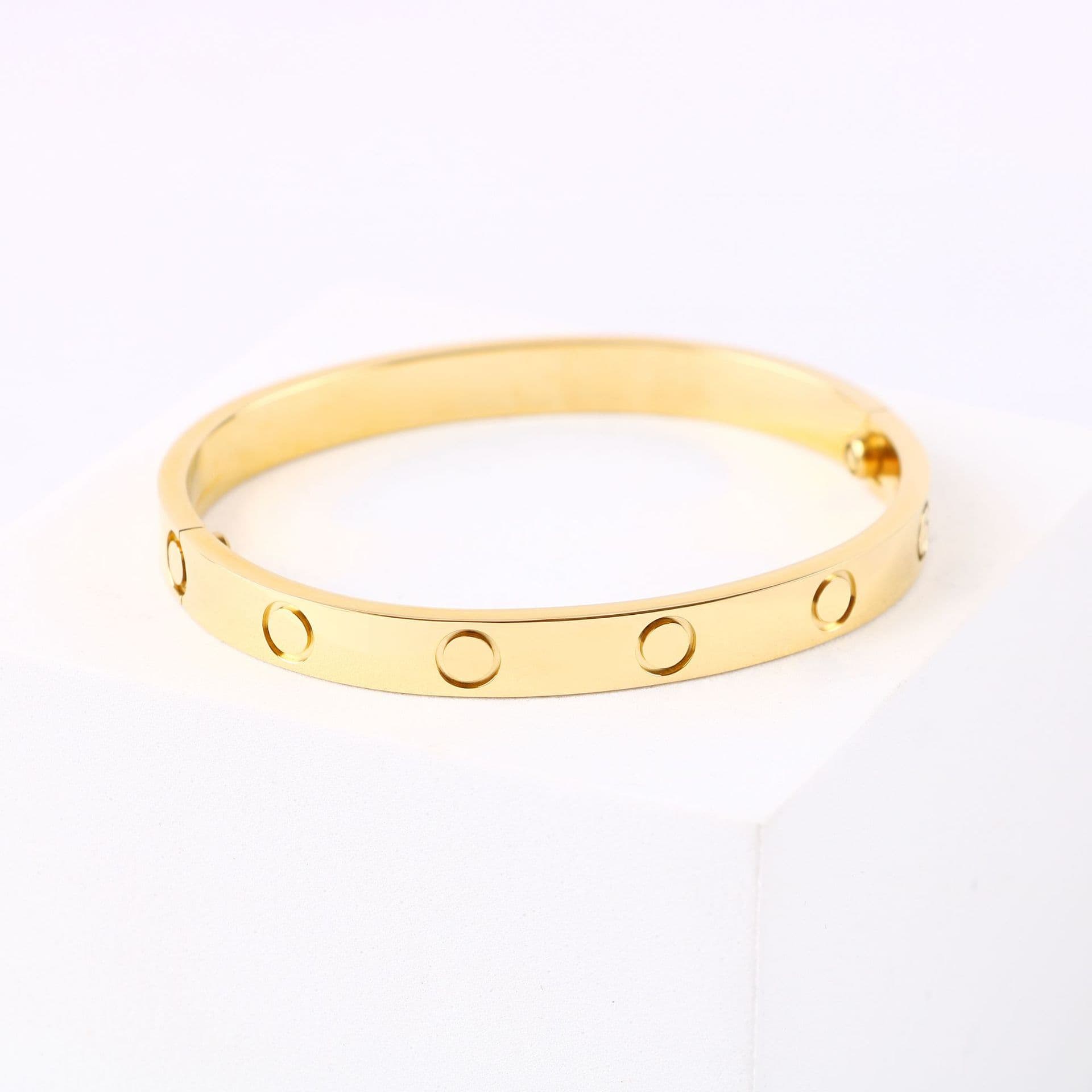 Factory supply card plus bracelet LOVE screwdriver bracelet couple titanium steel rose gold electroplating bracelet cross-border hot sale 5