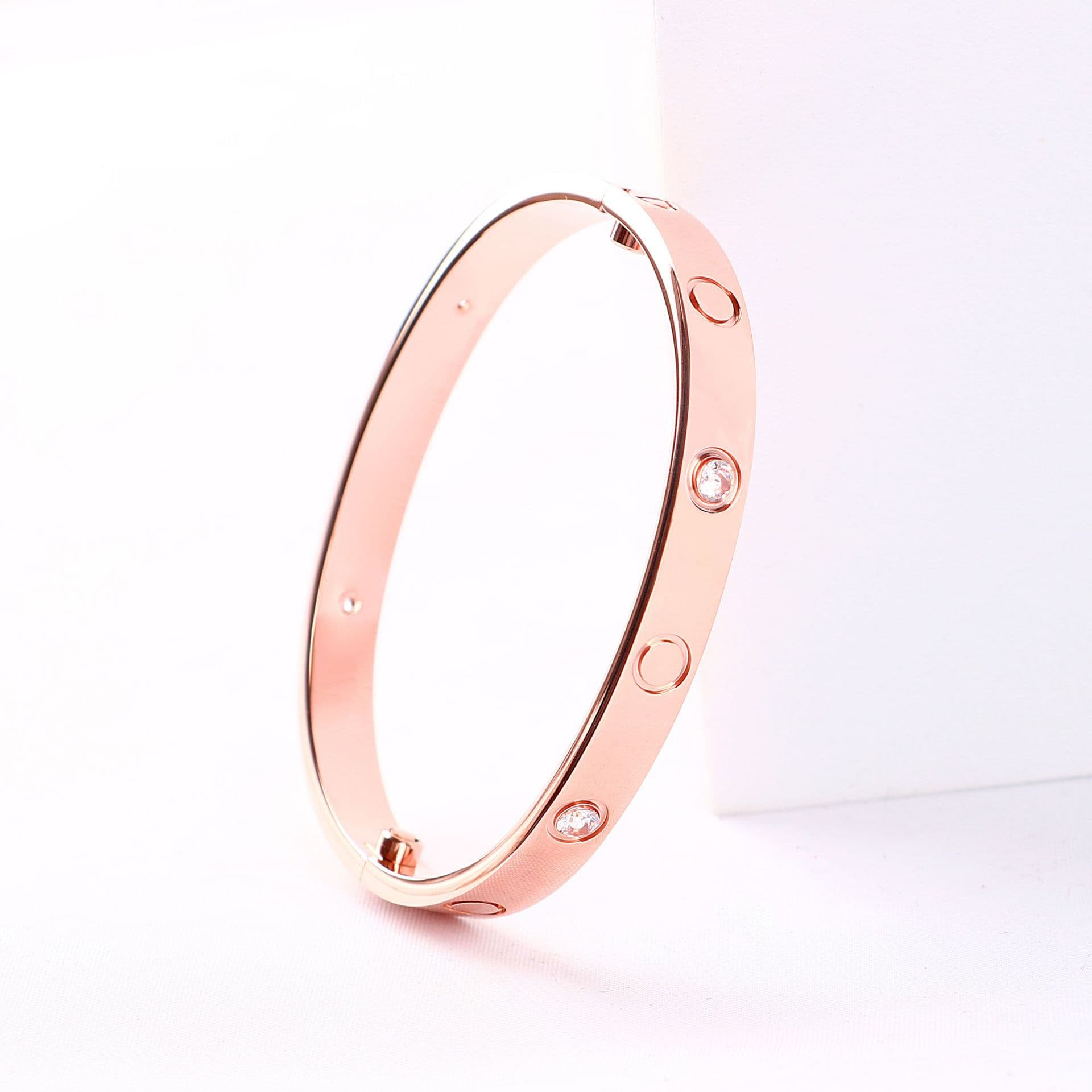 Factory supply card plus bracelet LOVE screwdriver bracelet couple titanium steel rose gold electroplating bracelet cross-border hot sale 7