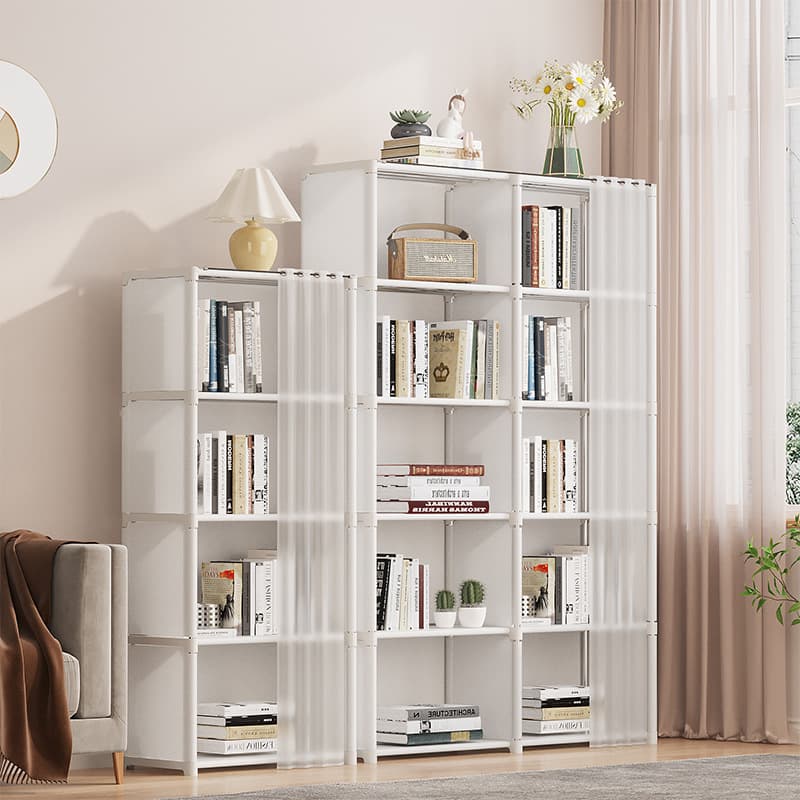 Creative storage rack floor bookcase home simple storage cabinet jewelry display rack bookshelf drop shipping 3