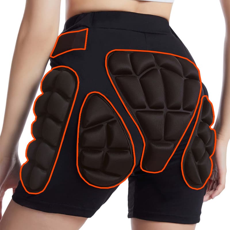 Winter ski hip pads, butt pads, knee pads, hip pads, anti-fall pants, roller skating, skateboarding protective gear 3