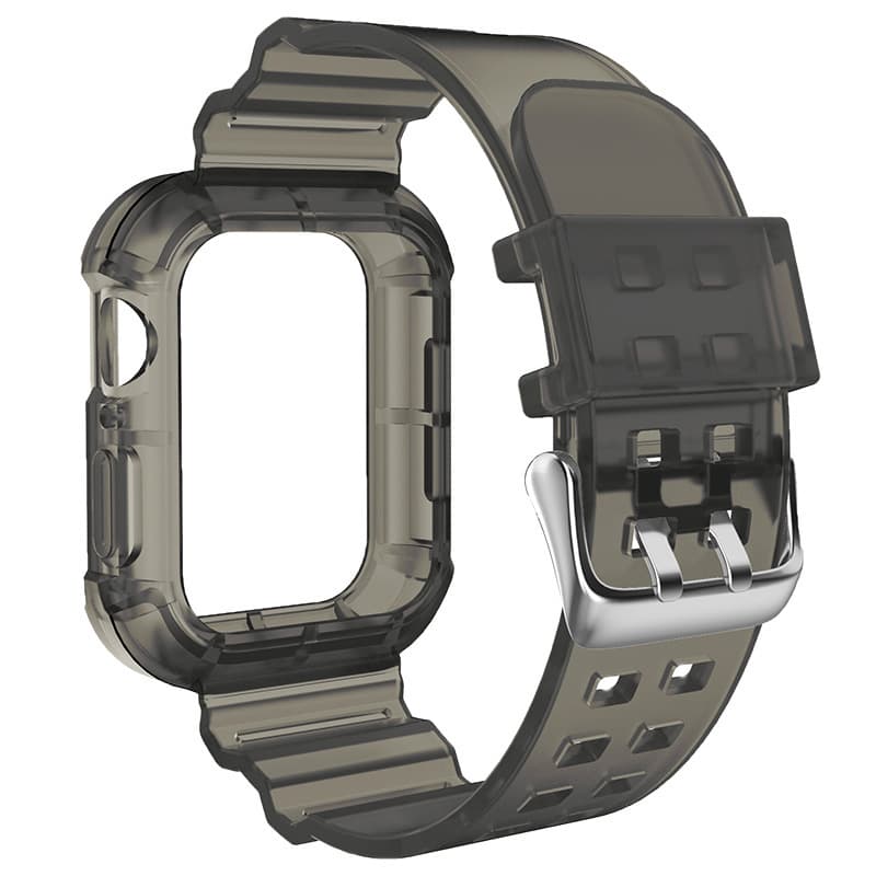Suitable for Applewatch transparent glacier integrated watch strap case Apple iwatch ultra s8 watch strap 6