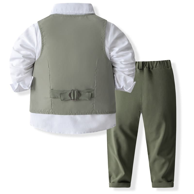 Cross-border boys' suits, small suits, spring and autumn new children's long-sleeved one-year-old baby performance clothes, children's party dresses 3