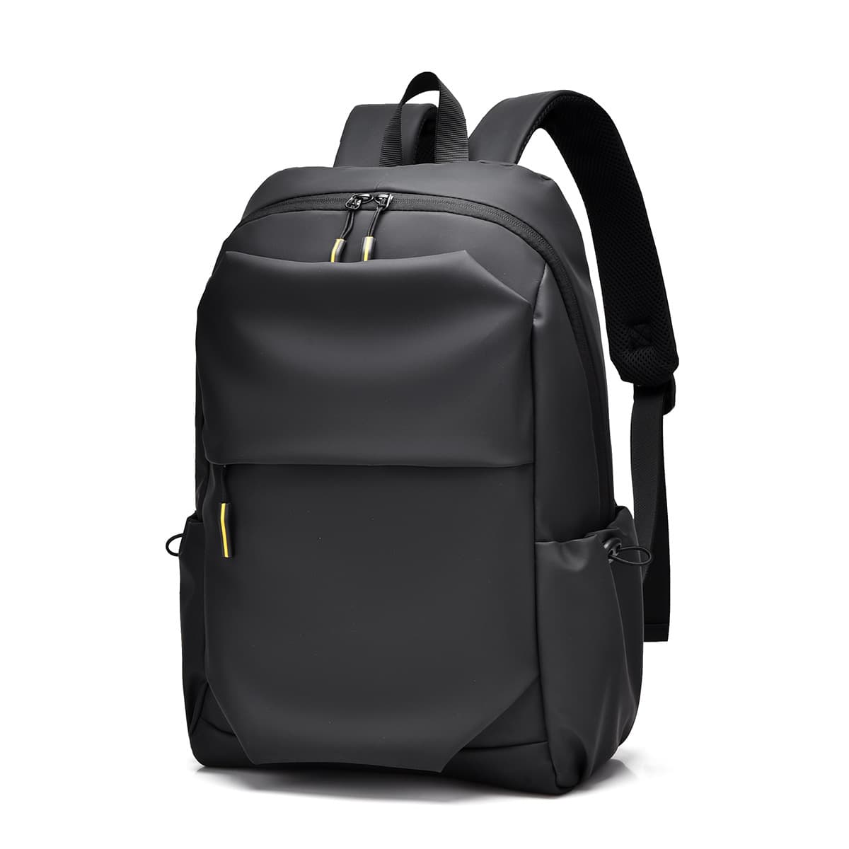 Junior high school student schoolbag men's simple solid color backpack water-repellent backpack large capacity computer bag can be printed with logo 6