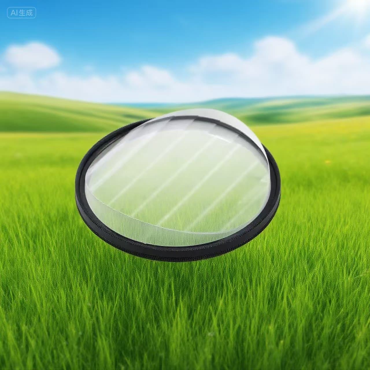 Cross-border hot selling linear special effects camera filter prism split image repeating image camera SLR lens accessories film and television 1