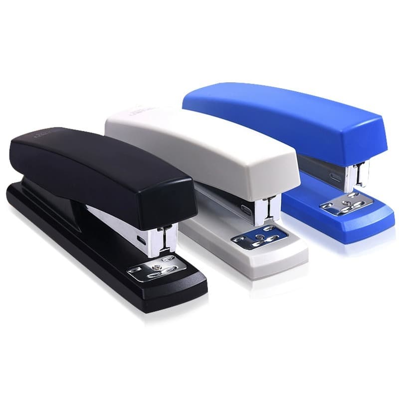 Deli Stationery 0425 student book binding labor-saving No. 12 office stapler can bind 20 pages standard stapler 6