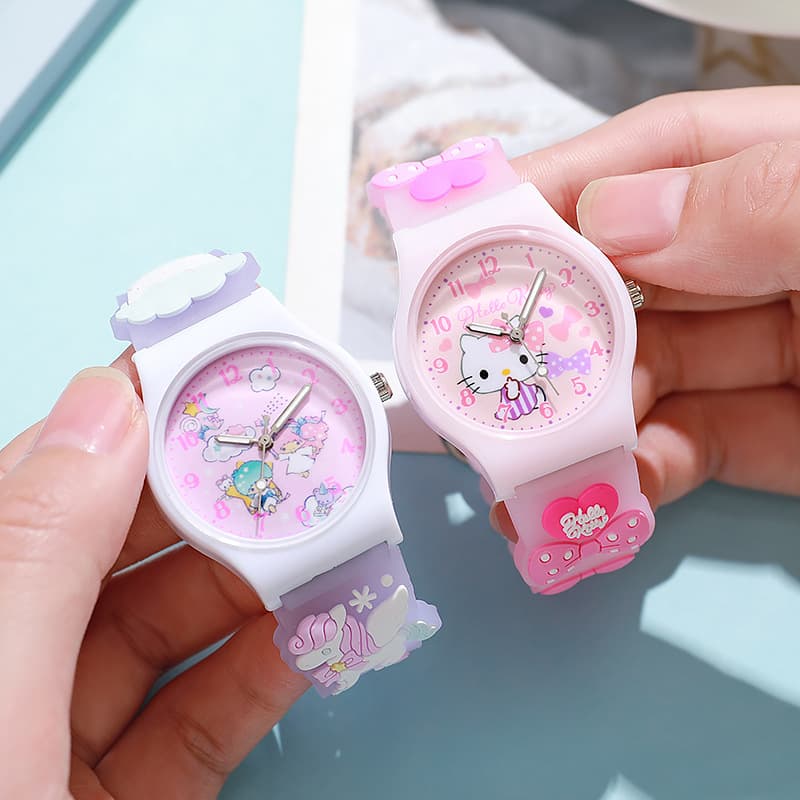 Cartoon children's watch Epoxy Sanrio watch primary school student quartz watch wholesale cross-border e-commerce watch decoration 5