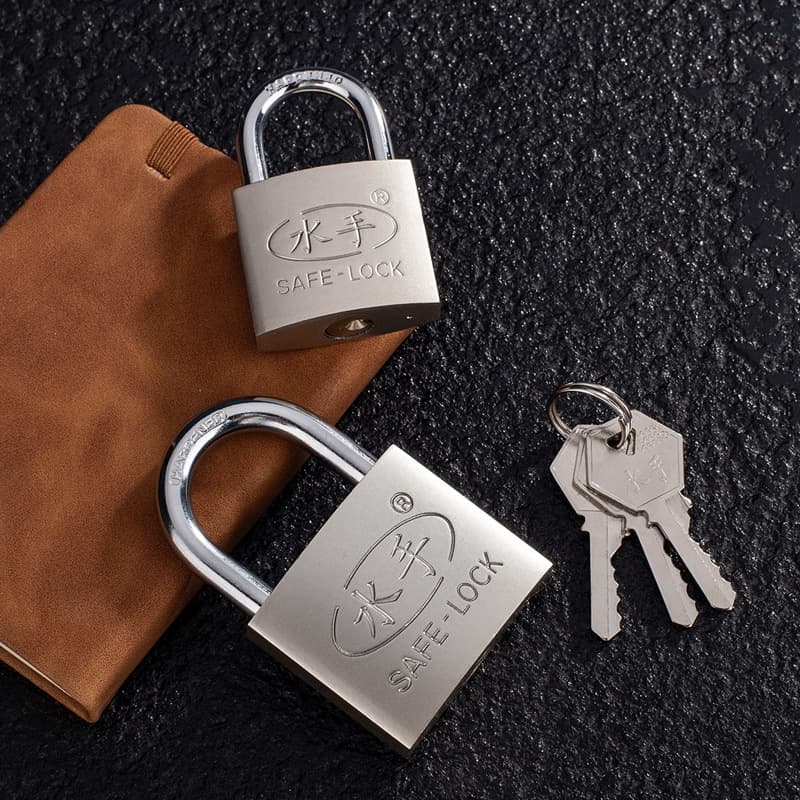 Copper core dormitory padlock wholesale single-open household small lock power meter box lock through-open small lock factory spot 5