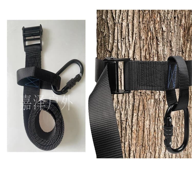 Black strap hook hunting anti-fall equipment metal hook forest accessories bracket