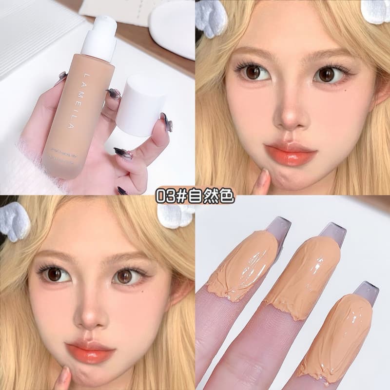 Lamela clear concealer liquid foundation BB cream moisturizing isolation cream CC stick waterproof beauty white male one-piece wholesale 7