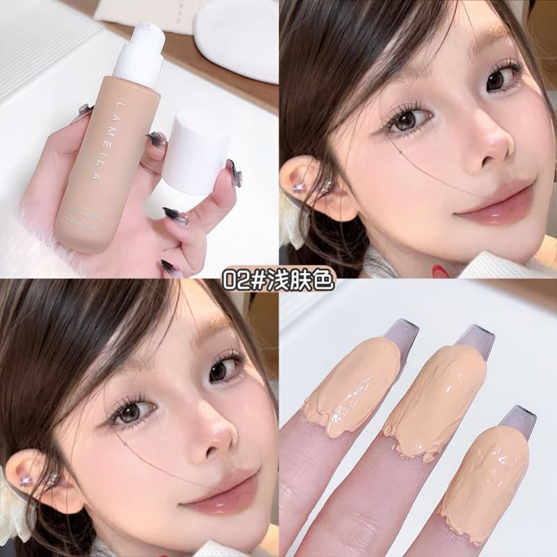 Lamela clear concealer liquid foundation BB cream moisturizing isolation cream CC stick waterproof beauty white male one-piece wholesale 10