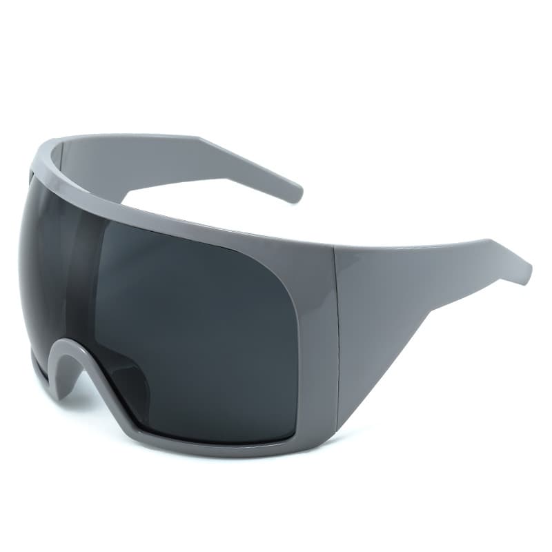 Which cross-border large-frame wrap-around sunglasses for women and men are futuristic technology all-in-one sunglasses? 10