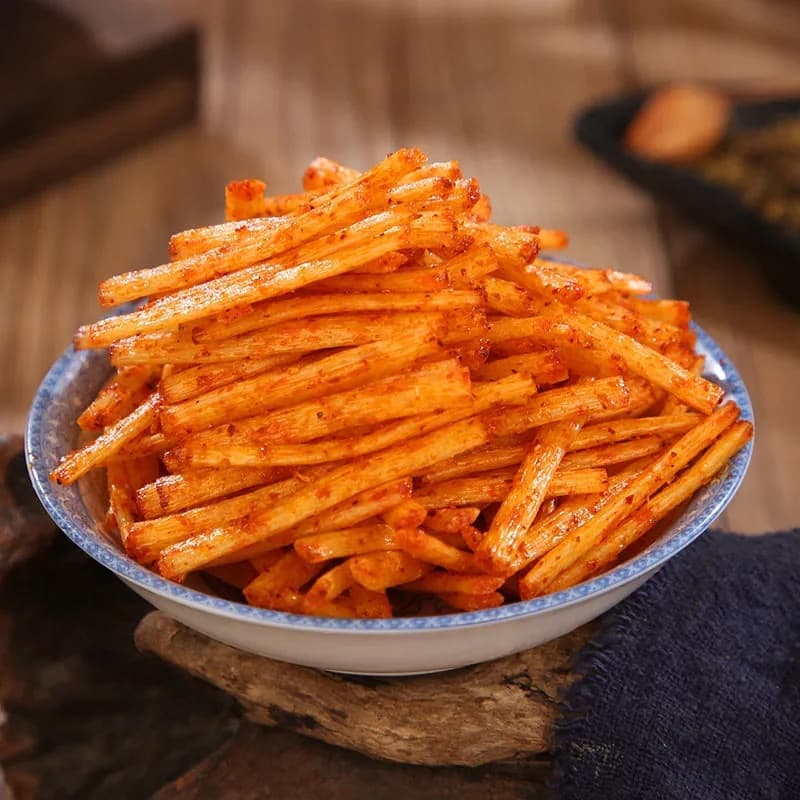 Taige Spicy Cabbage Flavor Spicy Strips Childhood Nostalgic Spicy Strips Satisfy Spicy Spicy Snacks and Snack Food Wholesale 4