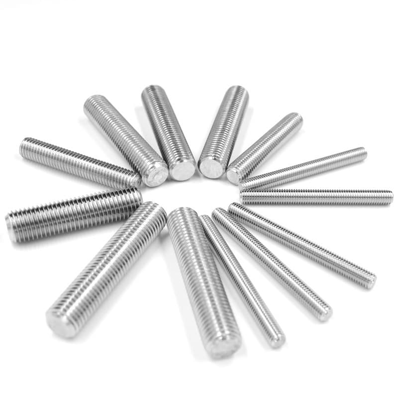 304 stainless steel tooth rod, threaded screw, fully threaded stud screw, double-ended full wire adjustment bolt, short tooth bar 6