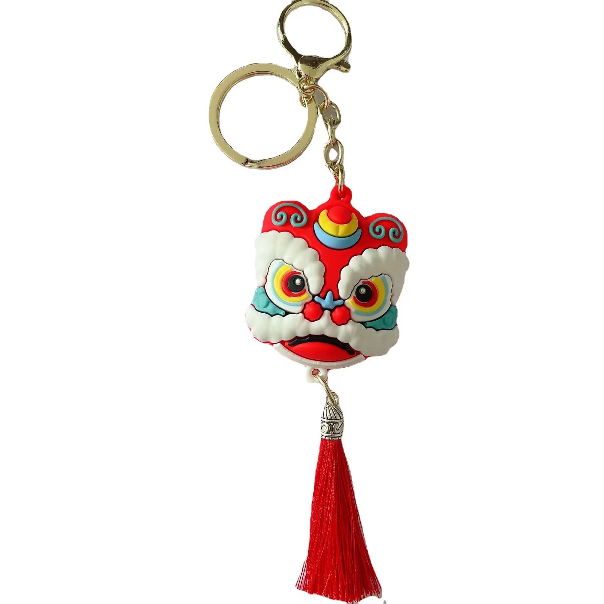 Exquisite national fashion lion key chain trendy fashion Chinese style car key chain bag pendant wholesale small gift 6