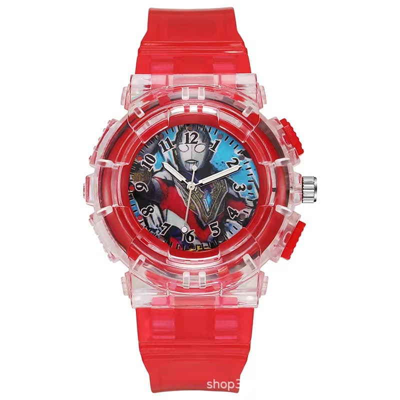 Tiga Cartoon Watch Boys and Girls Flash Version Metroid Warrior Douyin Same Style Birthday Gift 2024 New Style 10
