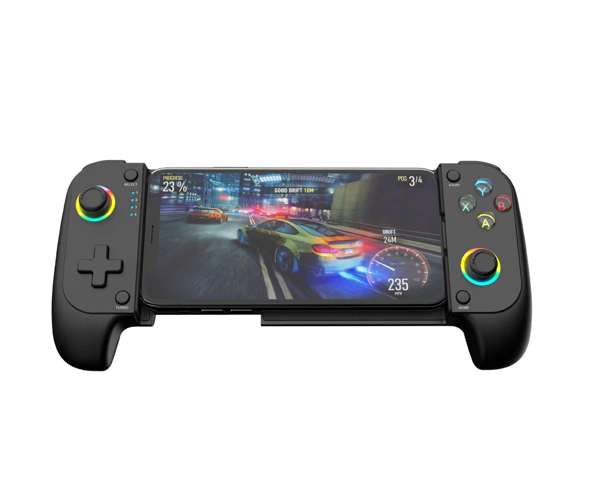Suitable for IOS and Android mobile phone Bluetooth wireless game controller Sethek stretchable mobile game controller 9