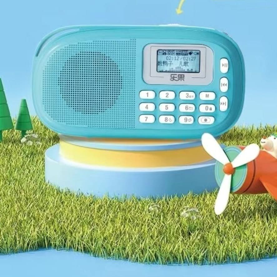 Leguo Q15 Bluetooth card audio mp3 portable player children's traditional Chinese English recording learning machine 3