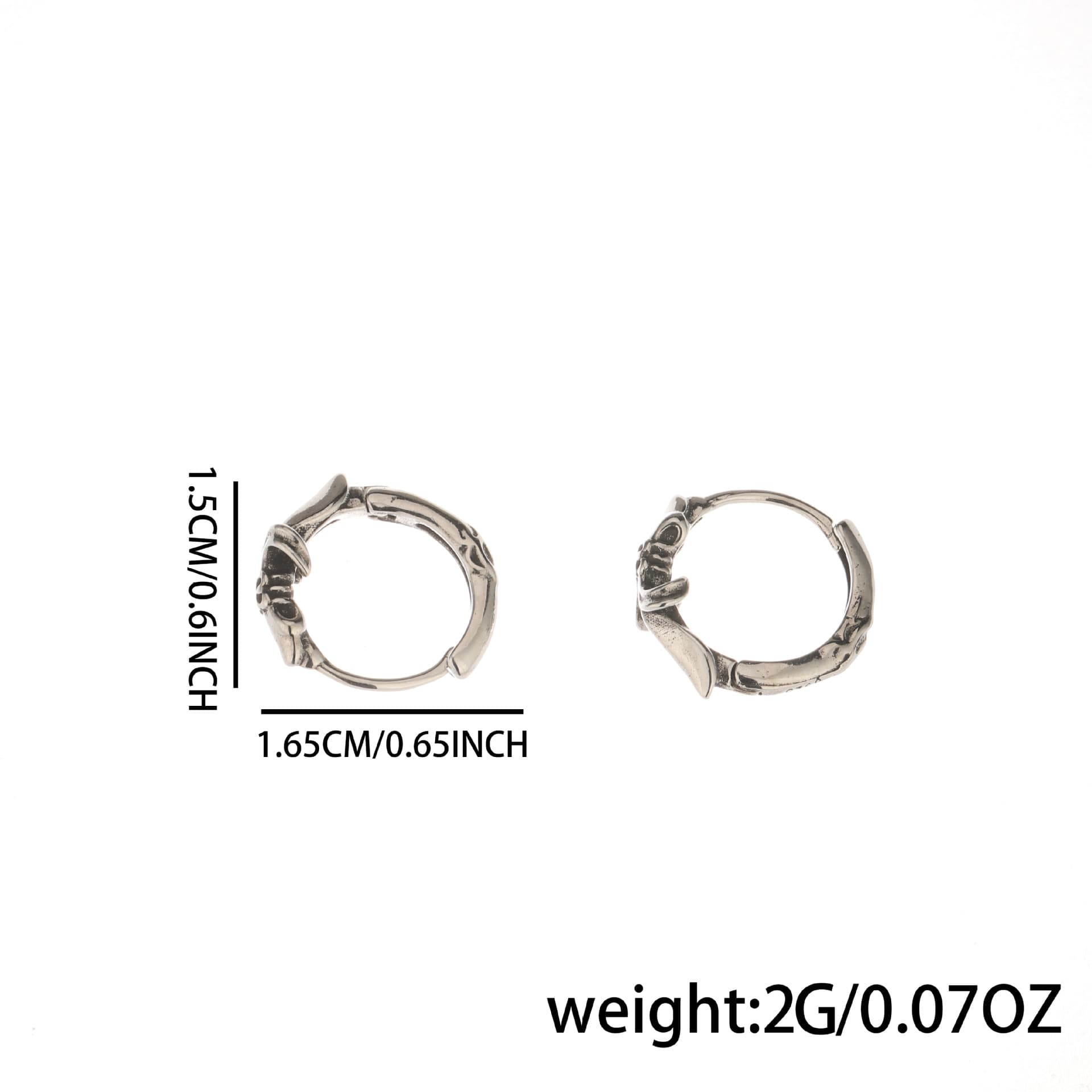 Cross earrings for men and women, fashionable and high-end earrings, retro old earrings, trendy Yiwu best-selling jewelry accessories 6
