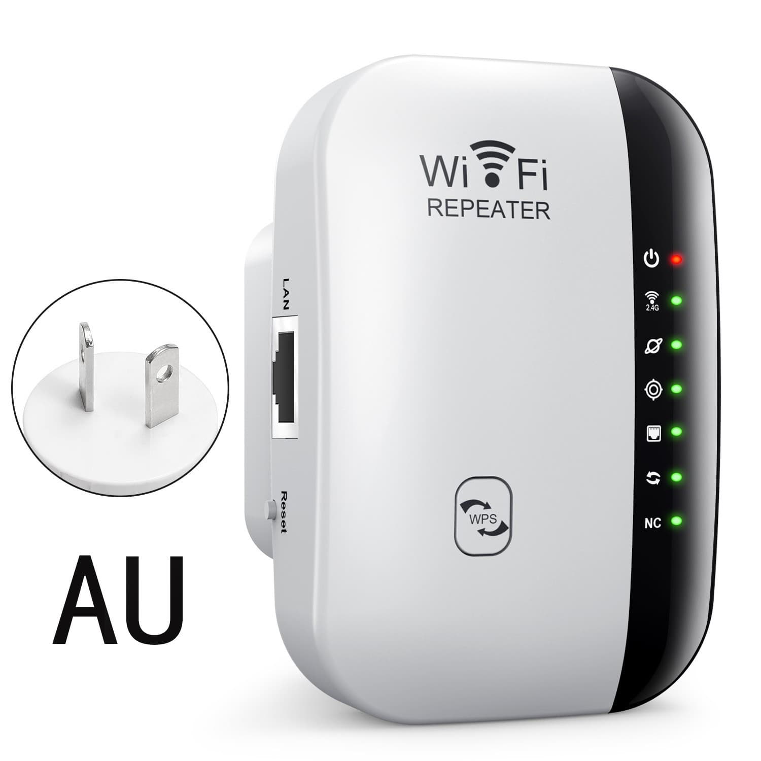 Wireless wifi repeater built-in antenna wireless router network extension booster signal amplifier 300M 3