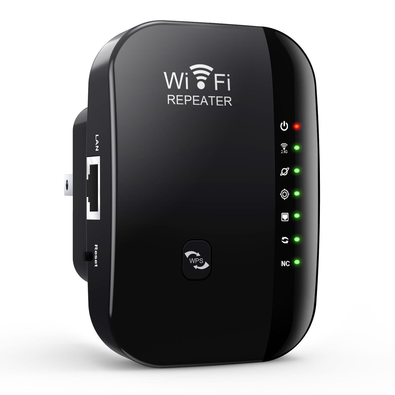 Wireless wifi repeater built-in antenna wireless router network extension booster signal amplifier 300M 4