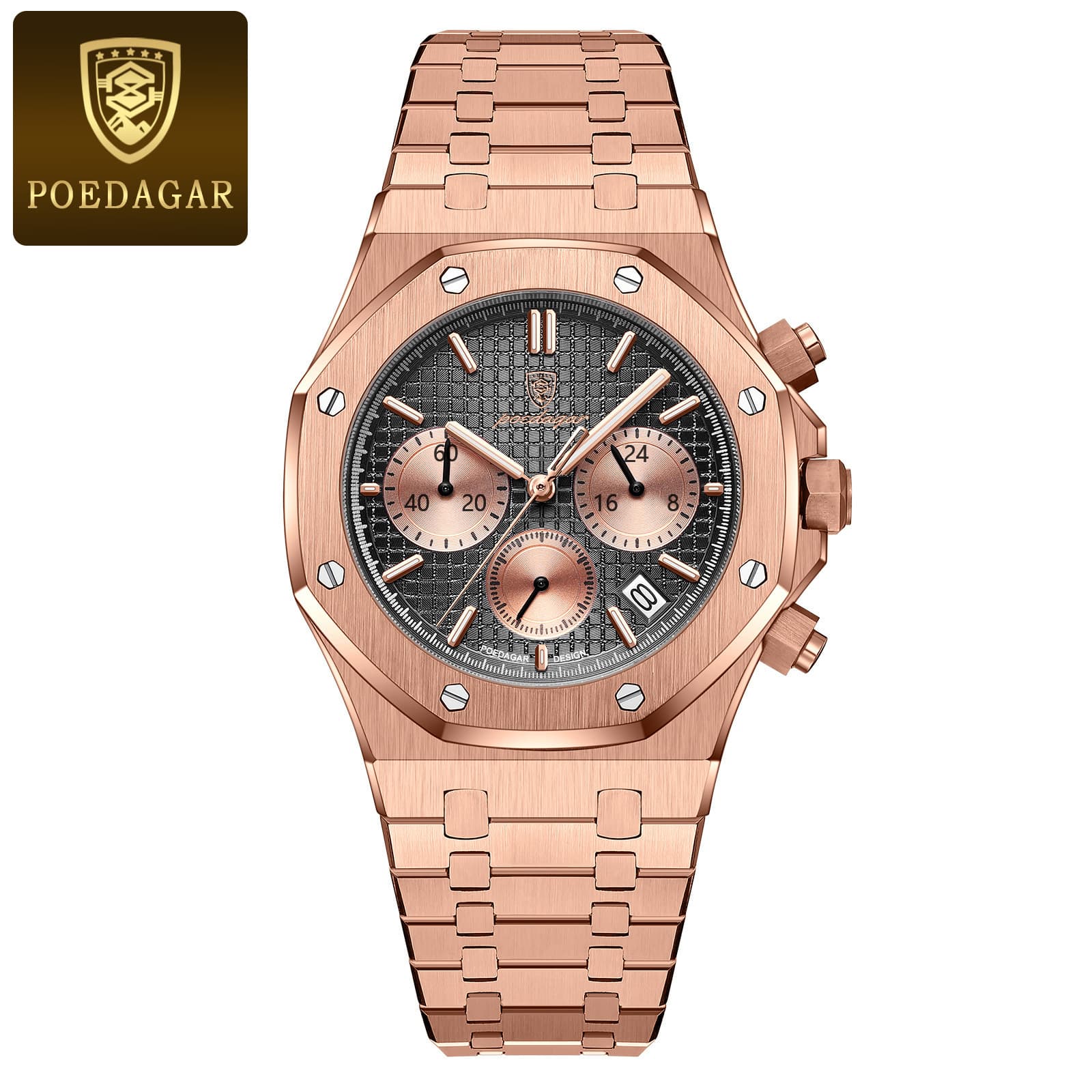 Swiss brand new multifunctional quartz men's watch trendy watch live broadcast foreign trade hot model one piece drop shipping 6