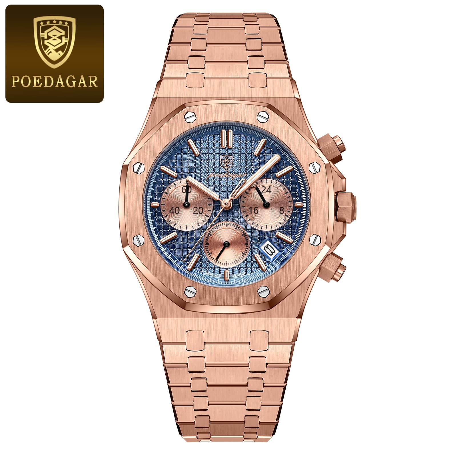 Swiss brand new multifunctional quartz men's watch trendy watch live broadcast foreign trade hot model one piece drop shipping 8
