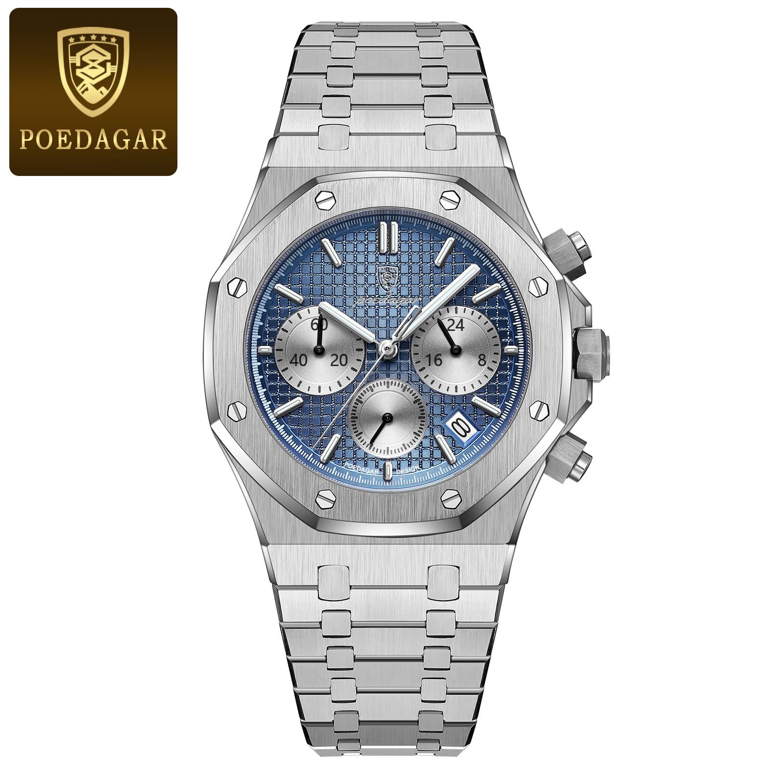 Swiss brand new multifunctional quartz men's watch trendy watch live broadcast foreign trade hot model one piece drop shipping 9