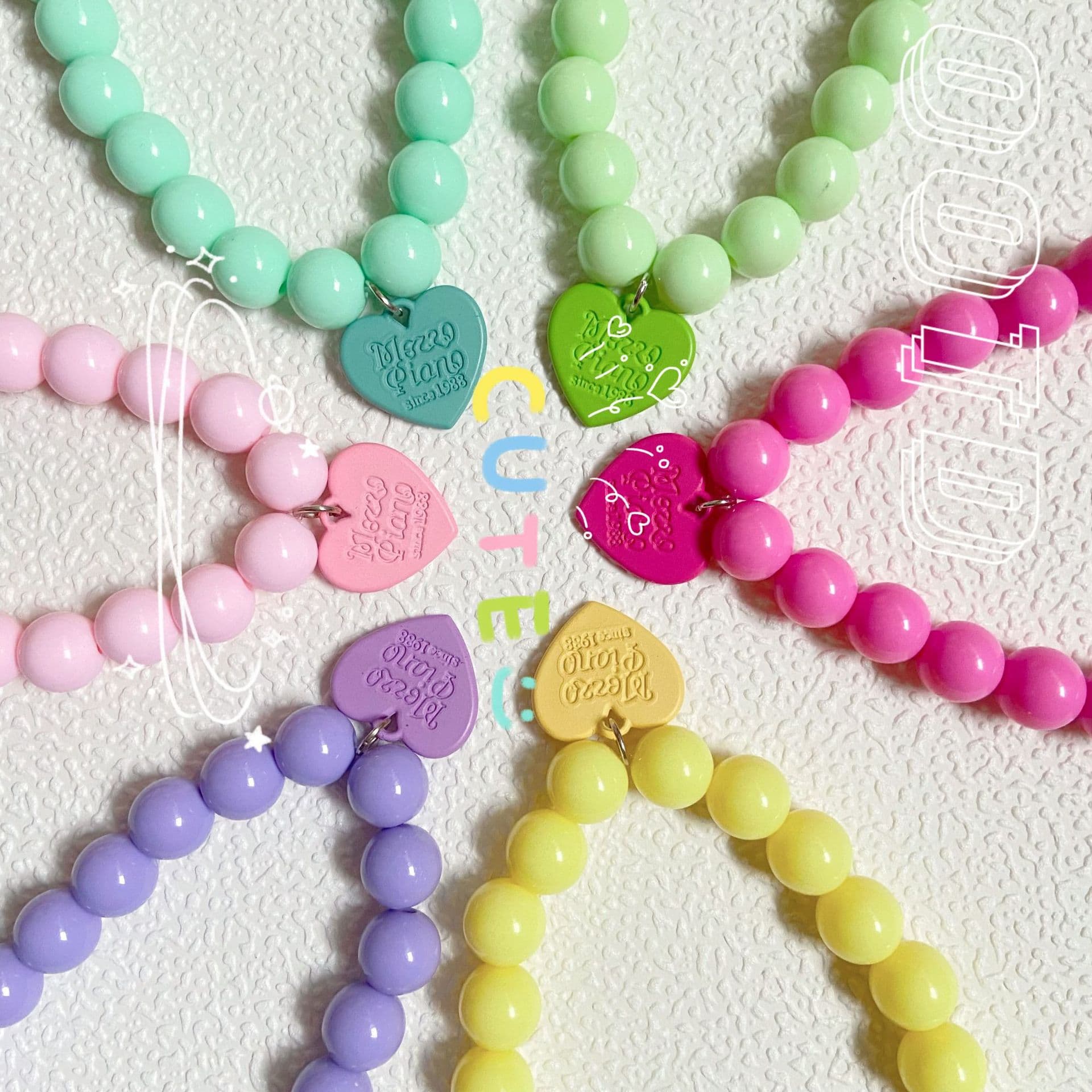 Special offer cross-border Amazon macaron color pet collar cat and dog necklace supplies accessories ins style 1