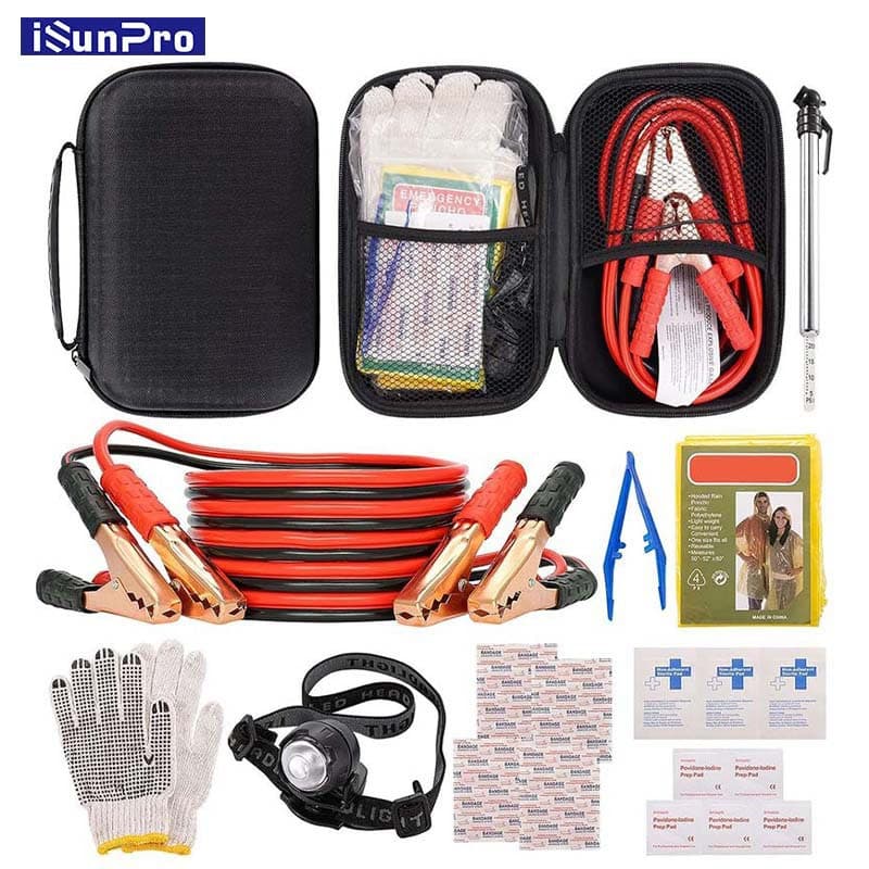 Cross-border hot selling multi-purpose car assistance emergency kit car emergency tool kit car first aid kit 7