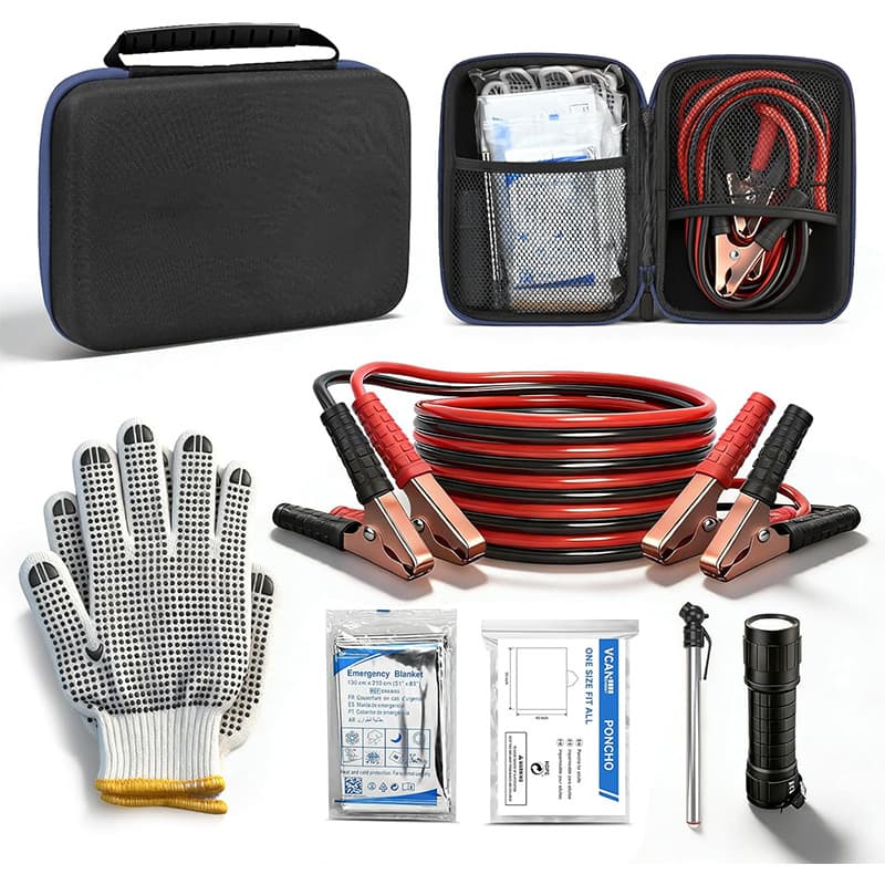 Cross-border hot selling multi-purpose car assistance emergency kit car emergency tool kit car first aid kit 8