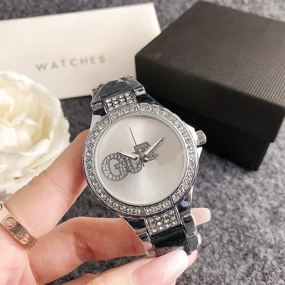 2024 Fashionable Trendy Women’s Internet Celebrity Quartz Watch Casual Temperament Korean Diamond Women’s Watch European and American Trendy Brand Watch 8