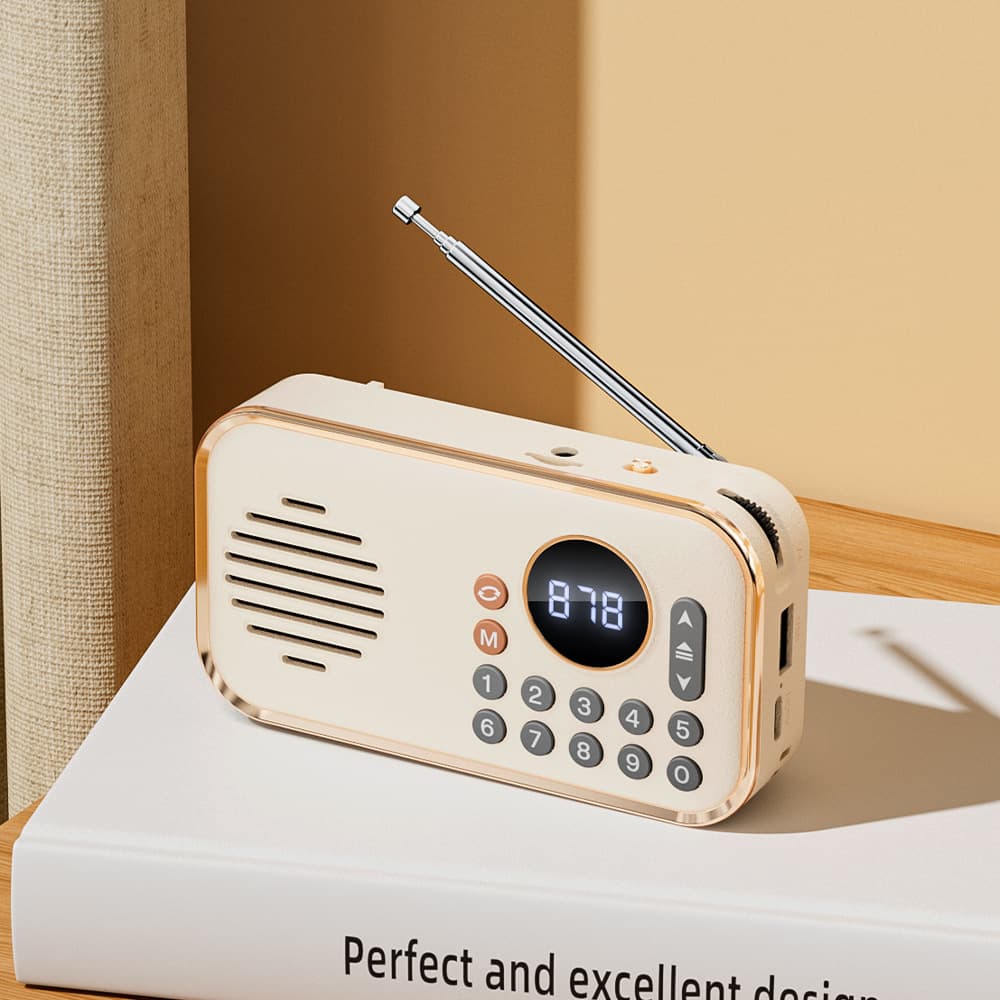 Retro radio for the elderly portable card speaker teaching storytelling mp3 music player wireless audio 7