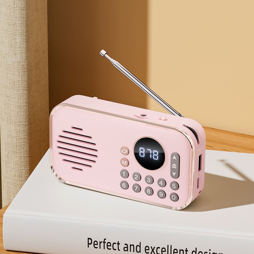 Retro radio for the elderly portable card speaker teaching storytelling mp3 music player wireless audio 8