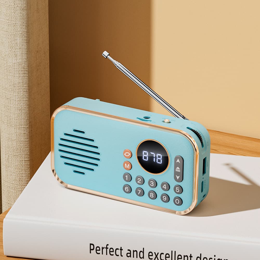 Retro radio for the elderly portable card speaker teaching storytelling mp3 music player wireless audio 9