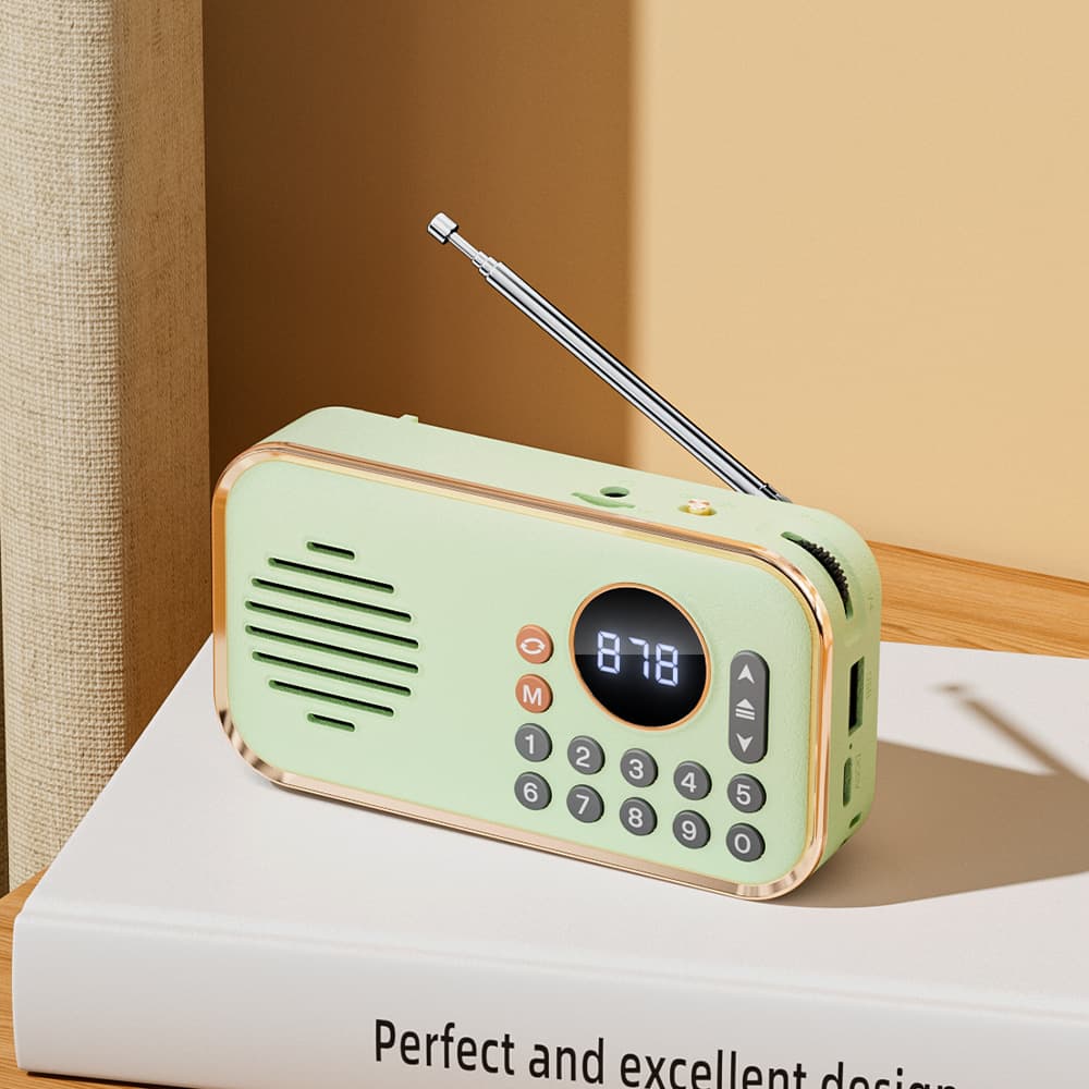 Retro radio for the elderly portable card speaker teaching storytelling mp3 music player wireless audio 10