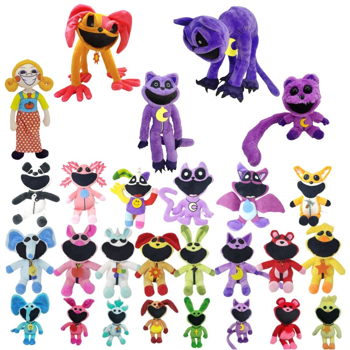 poppy playtime poppy 3 smiling horror animals smiling critters doll plush toy 2
